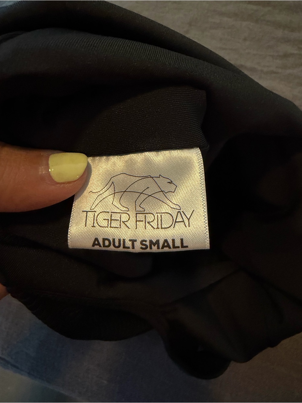 Tiger Friday Front Botton Black Leotard - Picture 3 of 4